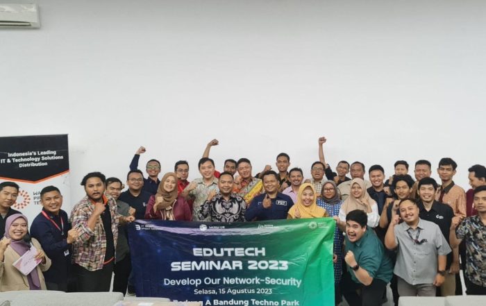 PT Bhakti Unggul Teknovasi Berpartisipasi dalam Edutech Seminar 2023 - Develop Our Network Security